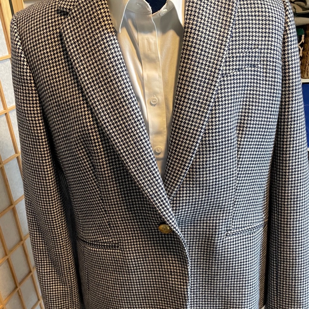 J Crew Campbell blazer, blue wool
